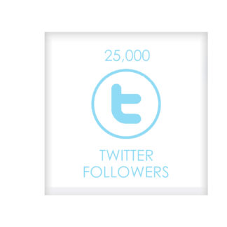 25.000 TWITTER FOLLOWERS