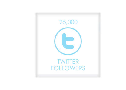 25.000 TWITTER FOLLOWERS