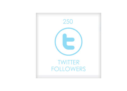 250 TWITTER FOLLOWERS