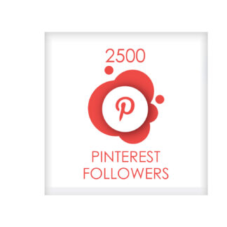 2500 pinterest followers