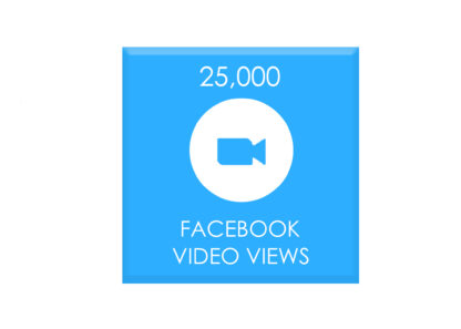 25,000 facebook video views