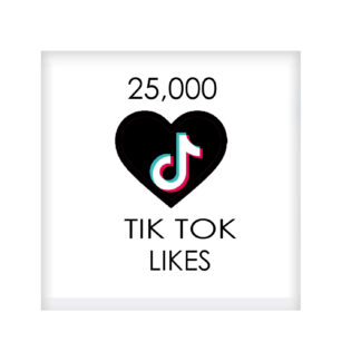 25,000 tik tok likes