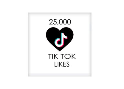 25,000 tik tok likes