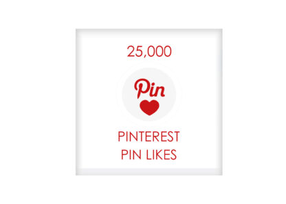 25,000 pinterest PIN LIKES