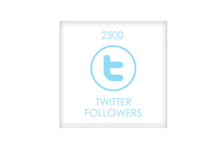 2500TWITTER FOLLOWERS