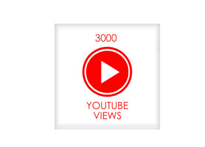3000 youtube VIEWS