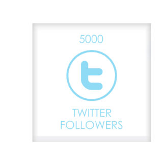 5000 TWITTER FOLLOWERS